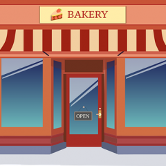 Bakery Store Front - Stated Income